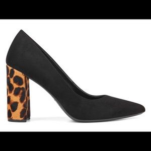 Nine West Astoria Block Heeled Pumps size 8.